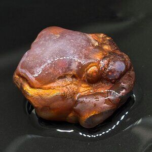 Rare Flashy Metallic Volcanic Mexican Fire Opal Agate